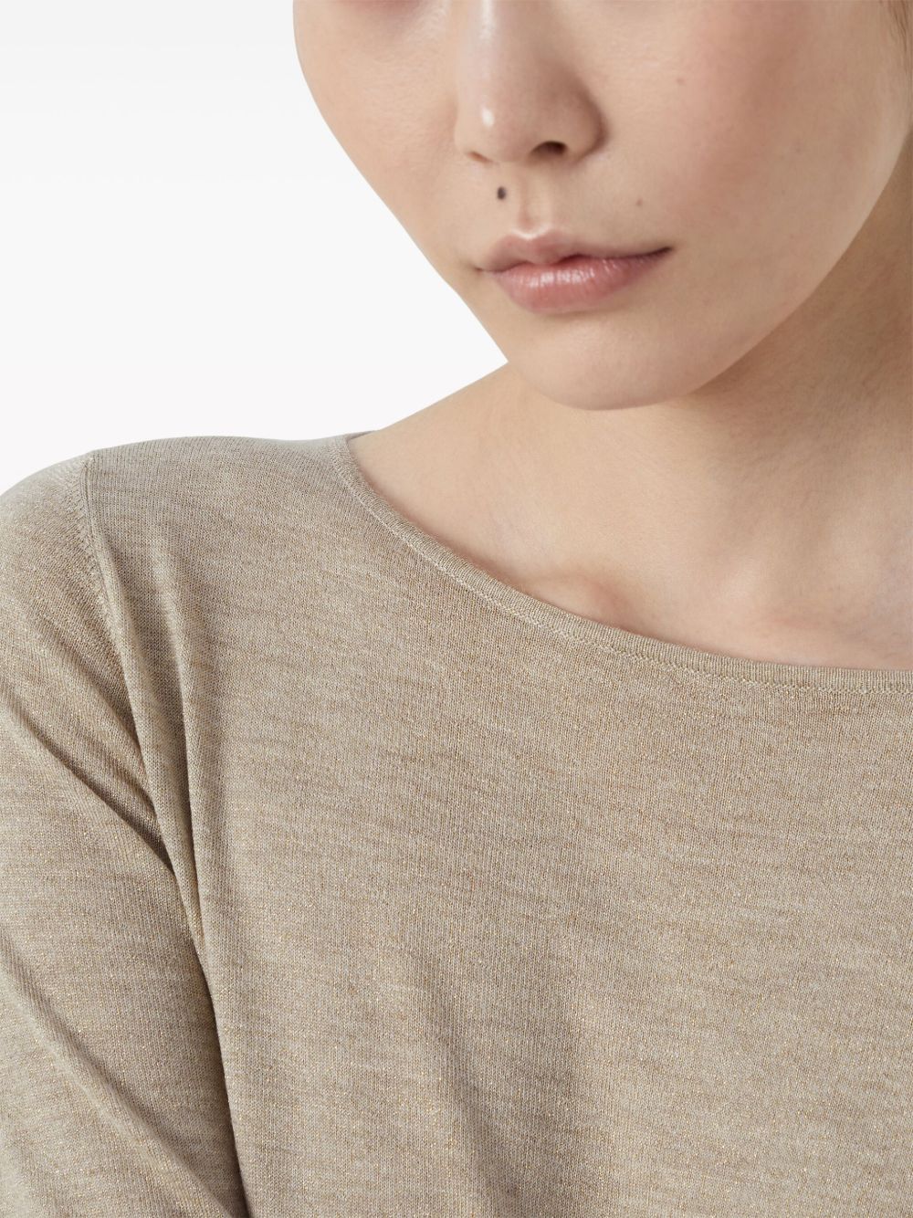 Brunello Cucinelli Sweaters Beige Cashmere