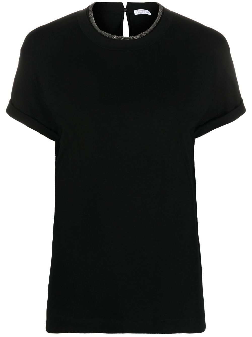 Brunello Cucinelli T-Shirts And Polos Nero Cotton