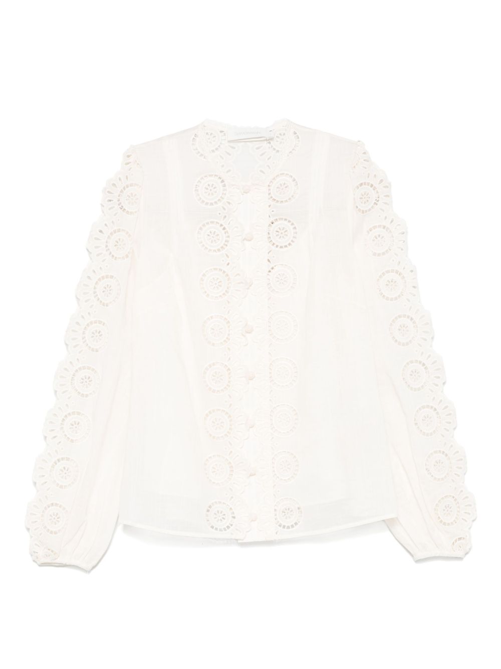 Zimmermann Shirts Ivory Cotton