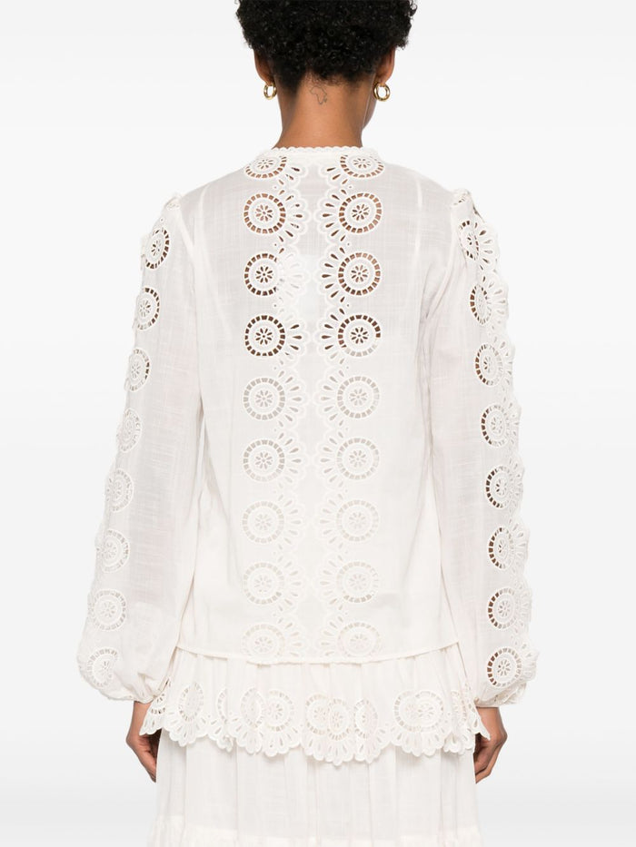 Zimmermann Shirts Ivory Cotton