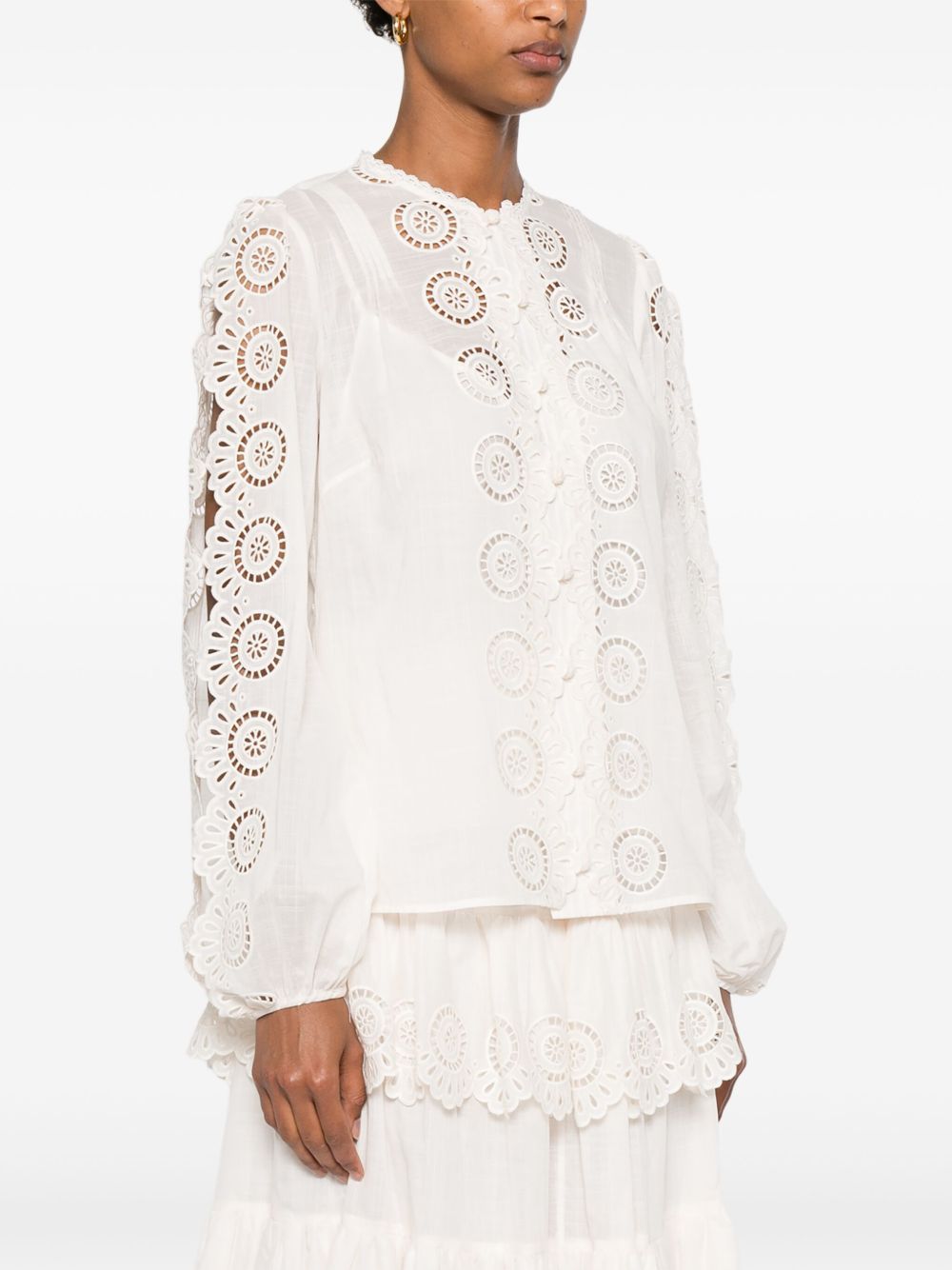 Zimmermann Shirts Ivory Cotton