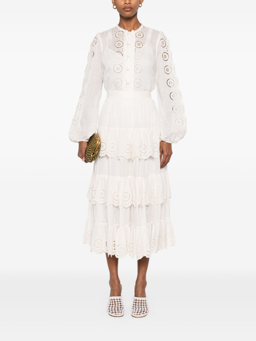 Zimmermann Shirts Ivory Cotton