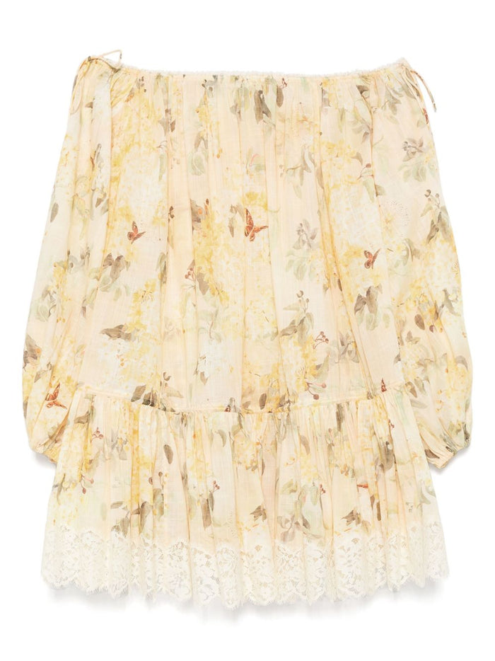 Zimmermann Dresses Yellow Cotton