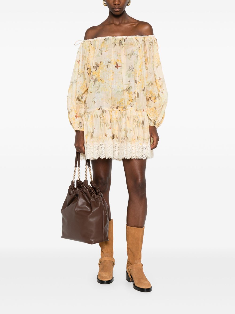 Zimmermann Dresses Yellow Cotton