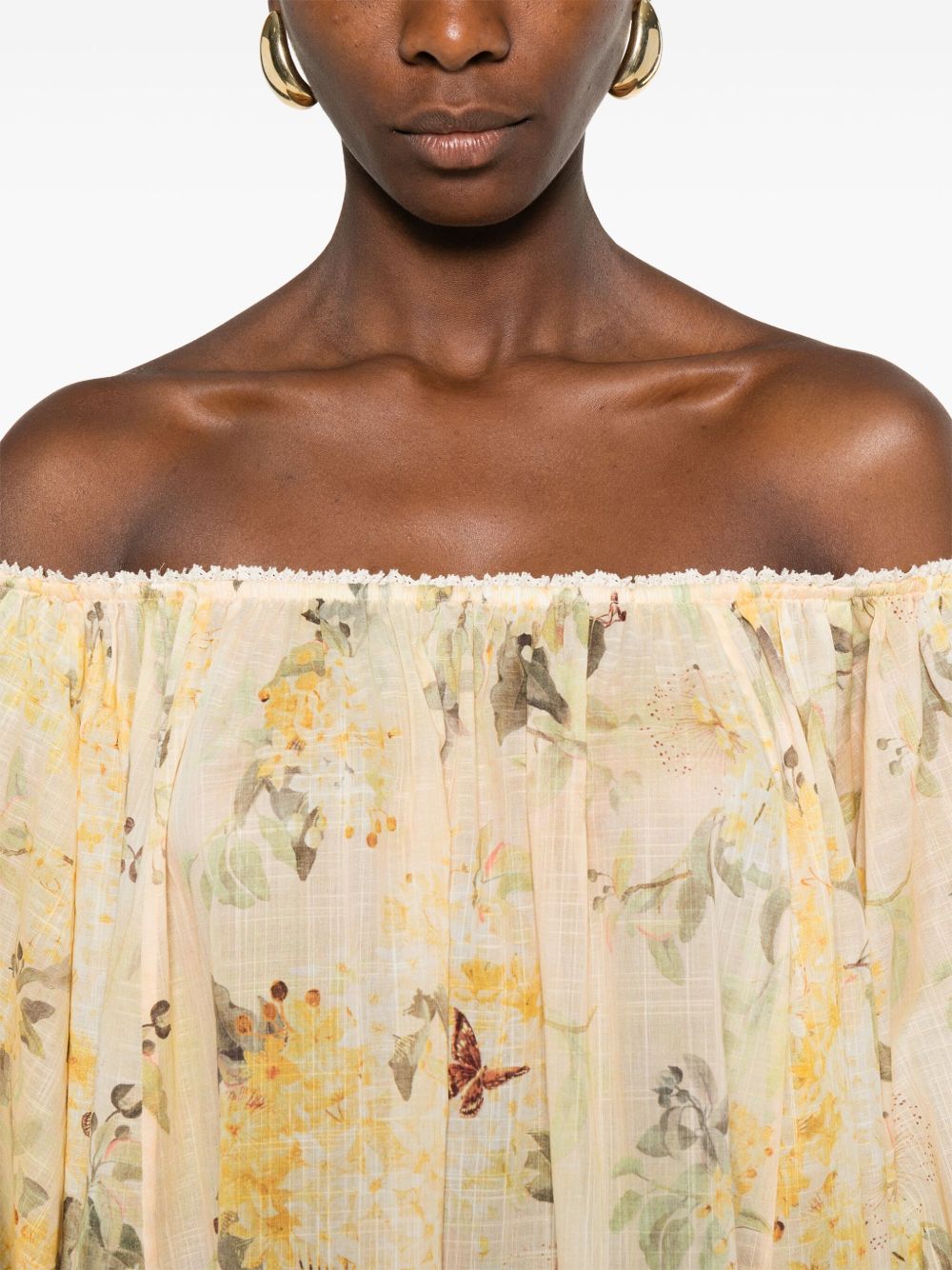 Zimmermann Dresses Yellow Cotton