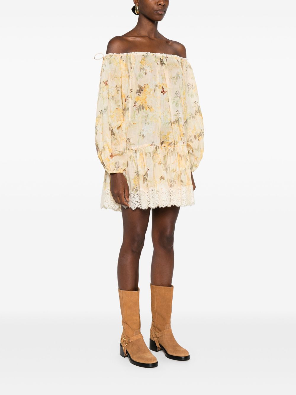 Zimmermann Dresses Yellow Cotton