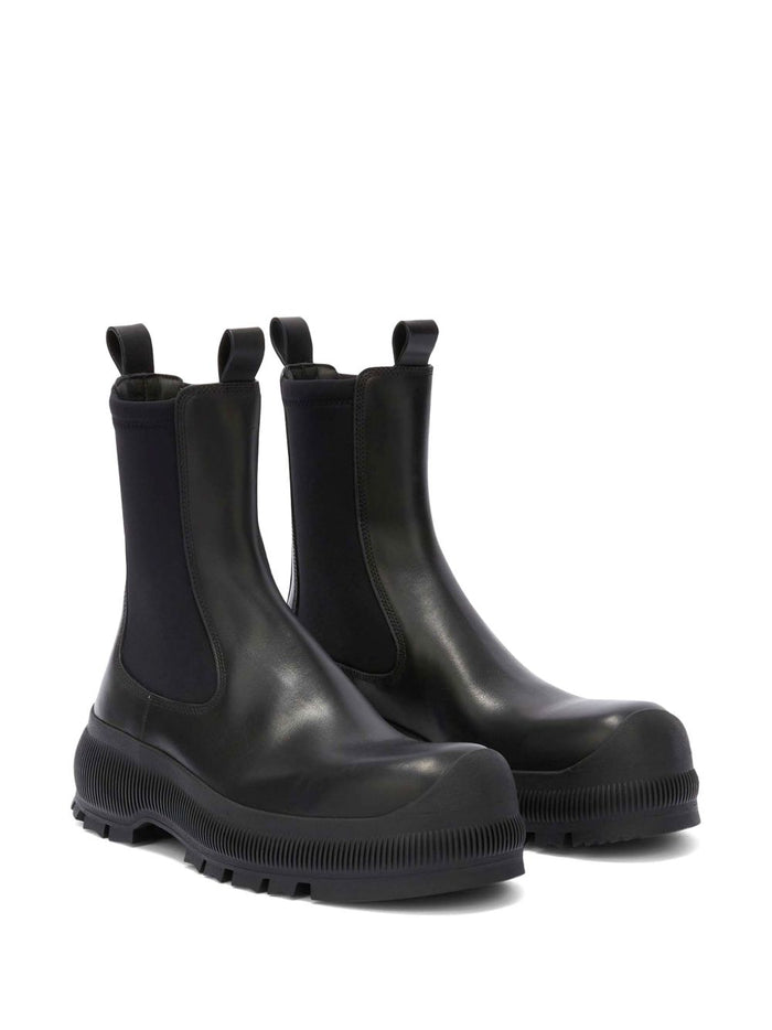 JIL SANDER PLUS Boots Black Leather