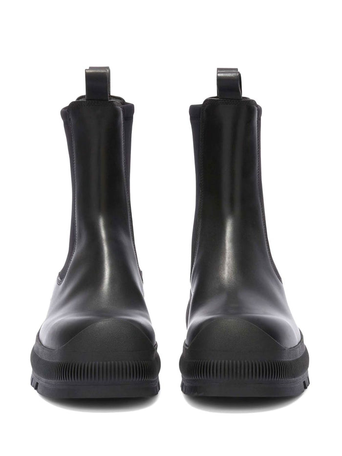JIL SANDER PLUS Boots Black Leather