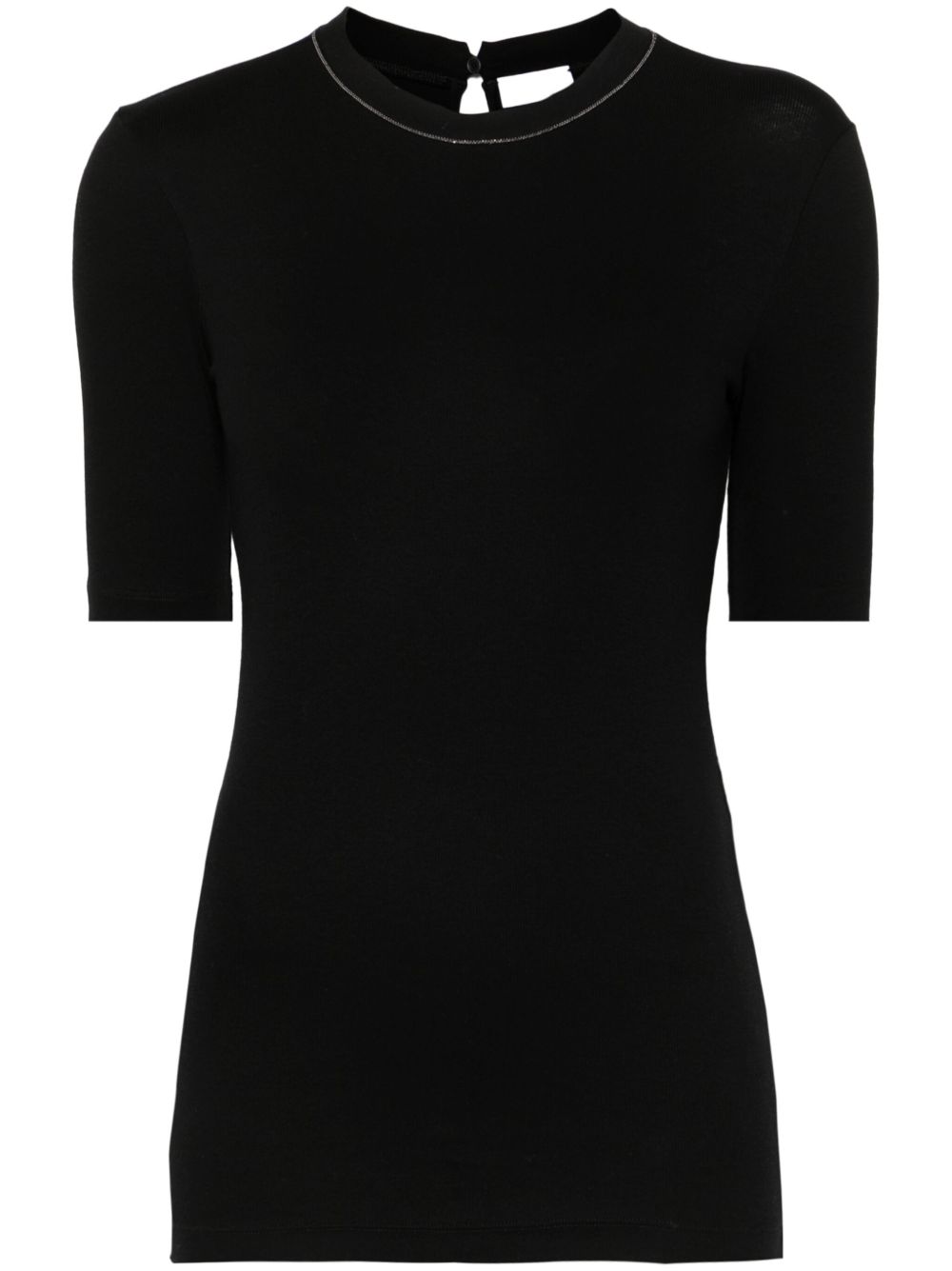 Brunello Cucinelli T-Shirts And Polos Nero Cotton
