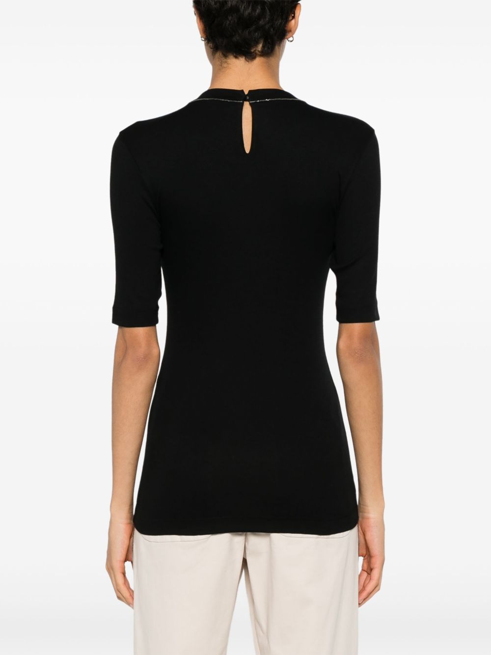 Brunello Cucinelli T-Shirts And Polos Nero Cotton