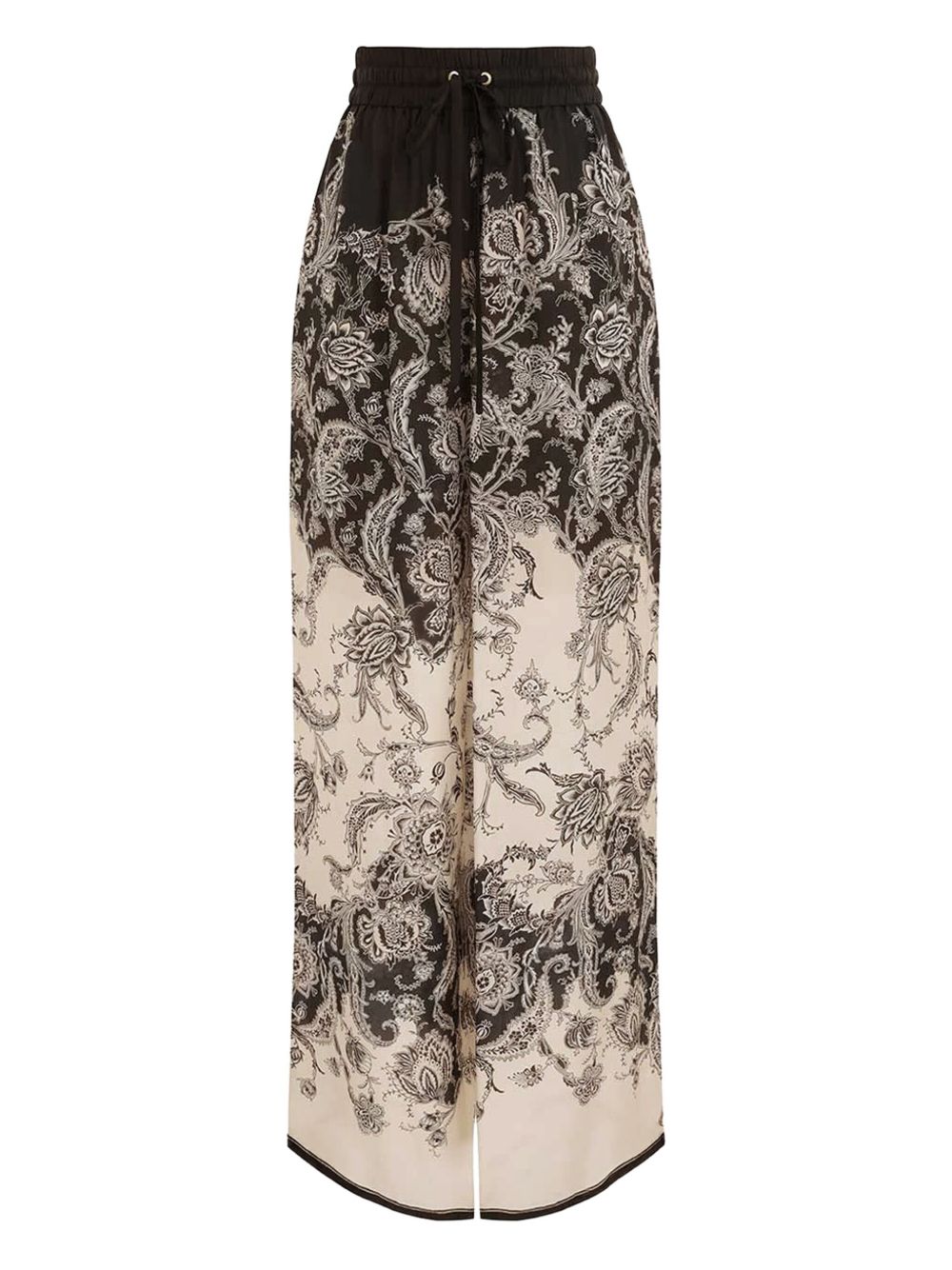 Zimmermann Trousers Beige Silk