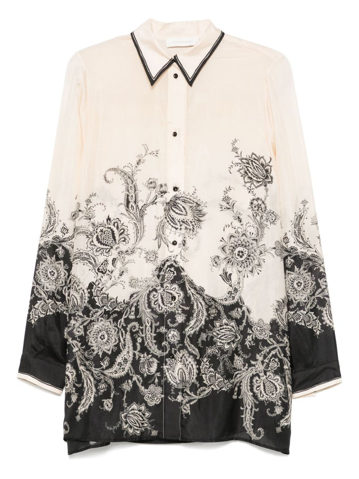 Zimmermann Shirts Beige Silk