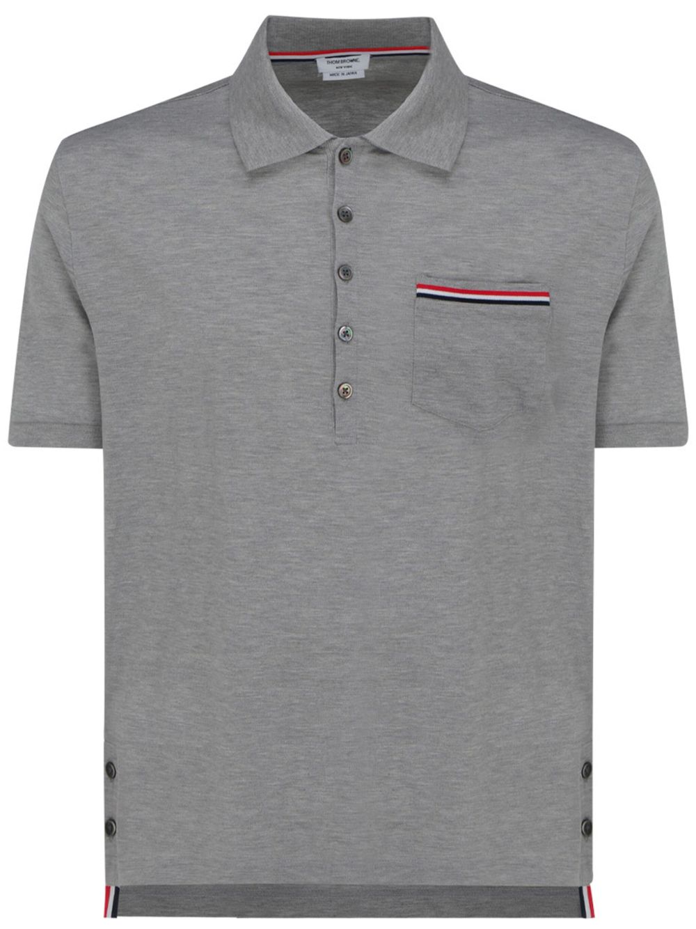 Thom Browne T-Shirts And Polos Light Grey Self: Cotton