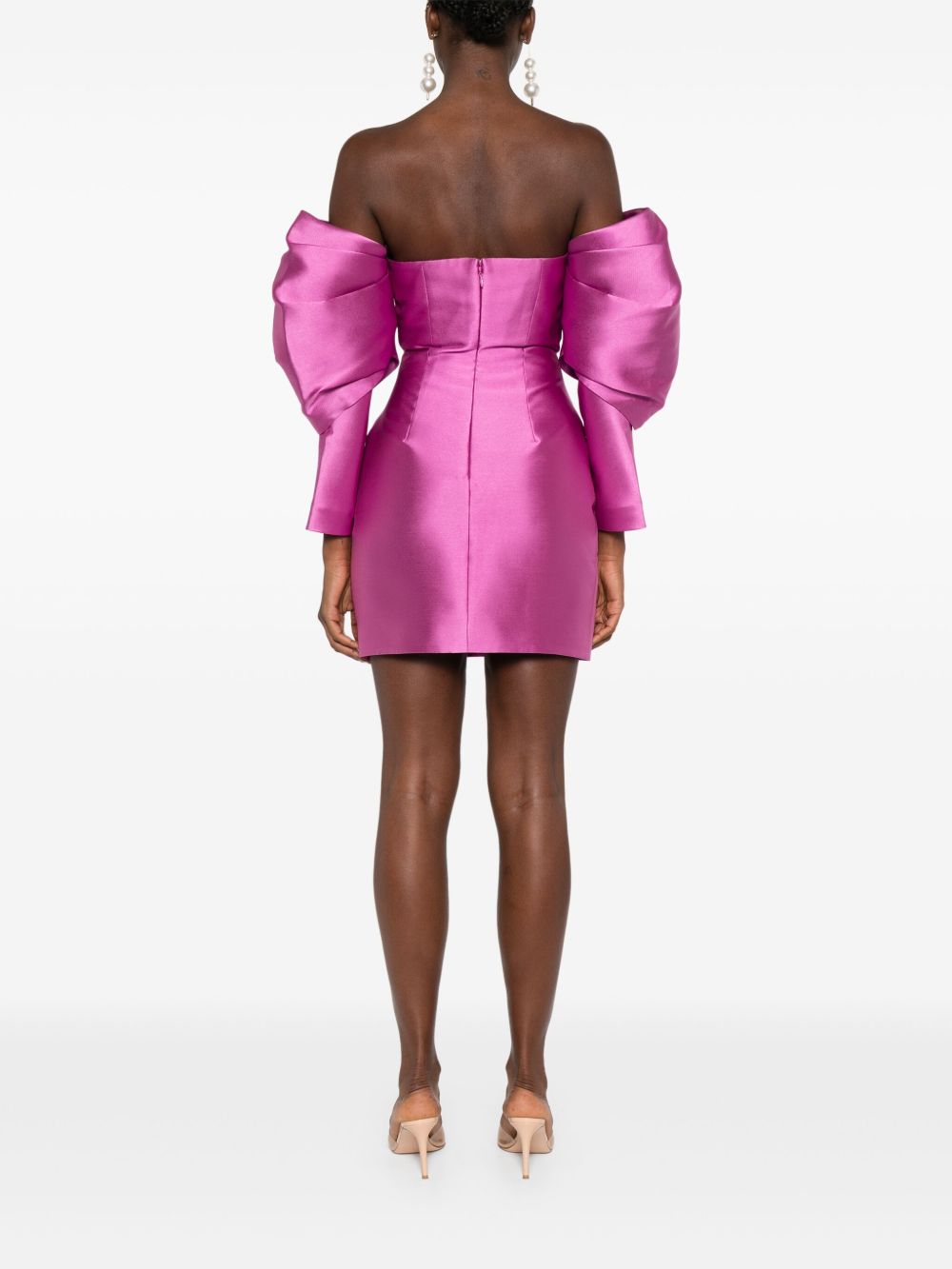 Solace London Dresses Fuchsia Lining: Polyester