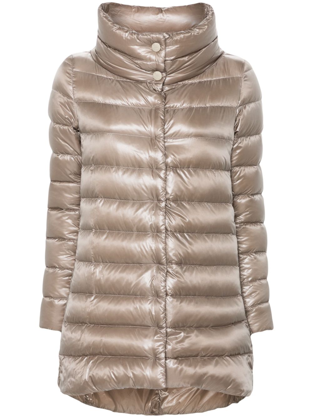 Herno Coats Dove Grey Polyamide