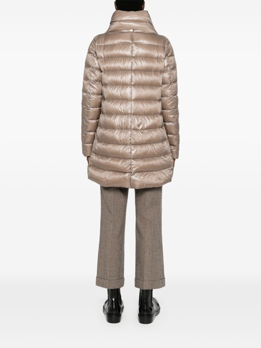 Herno Coats Dove Grey Polyamide