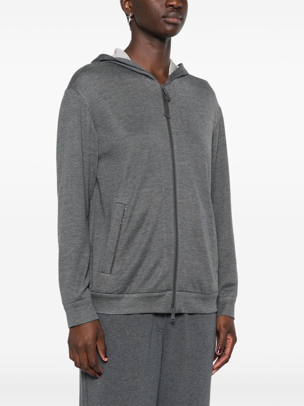 Brunello Cucinelli Sweaters Grigio Scuro Cotton