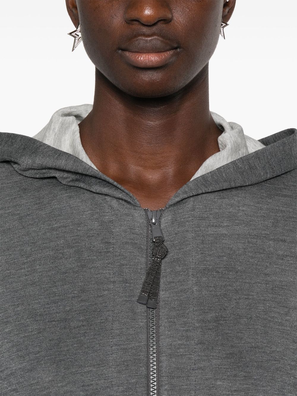 Brunello Cucinelli Sweaters Grigio Scuro Cotton