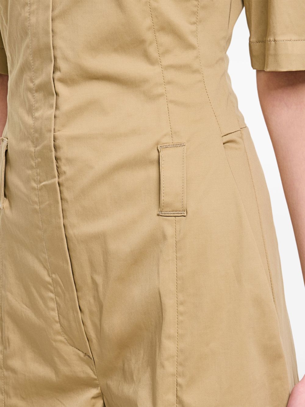 The Latest Dresses Beige Cotton