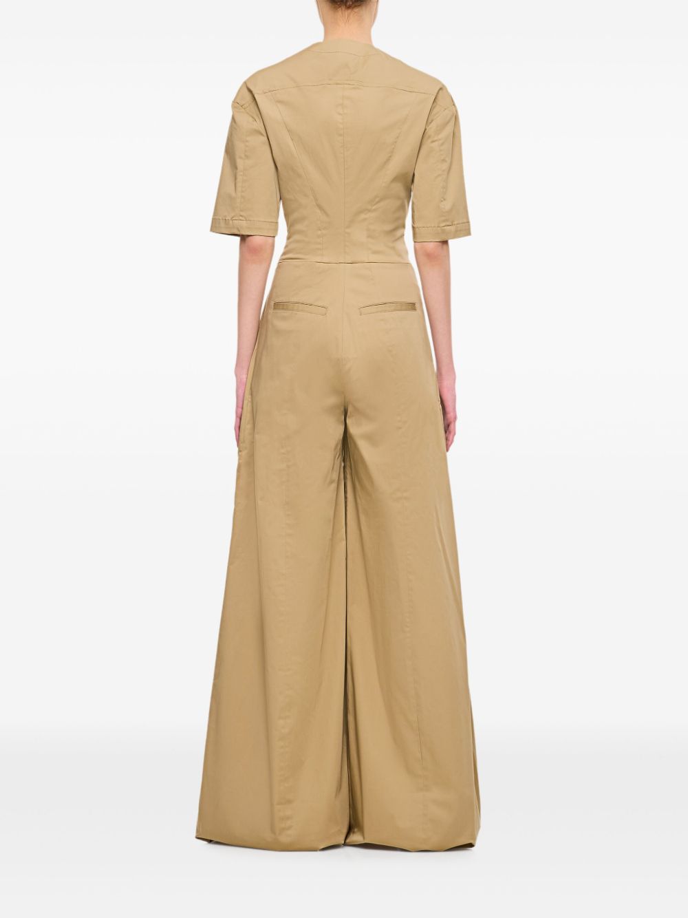The Latest Dresses Beige Cotton