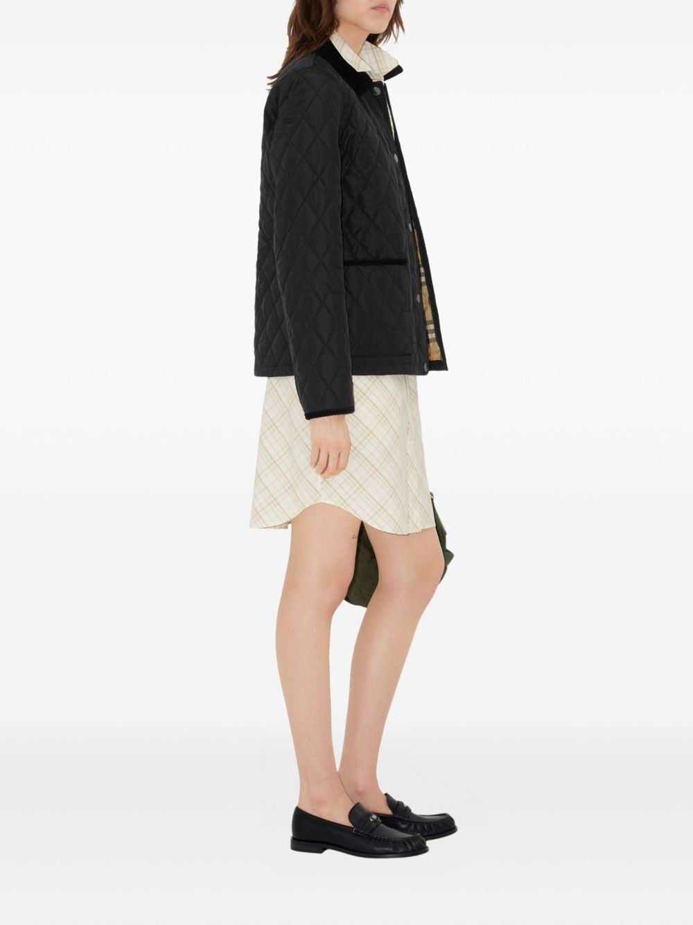 Burberry Jackets Black Cotton
