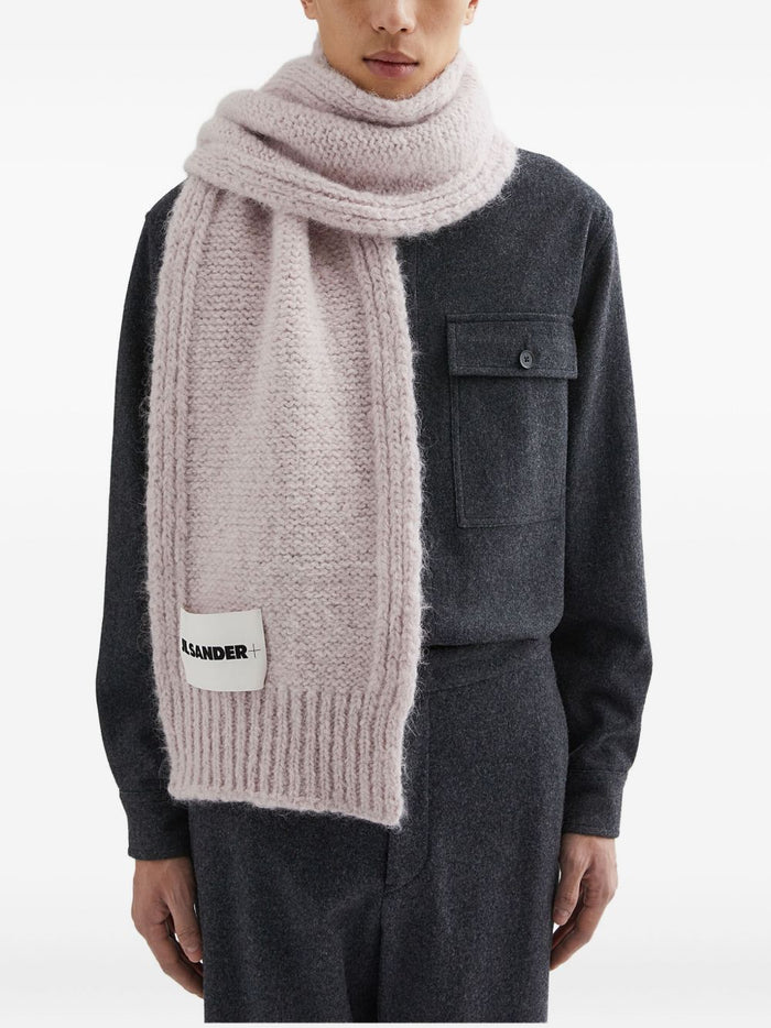 Jil Sander Plus Scarfs Pink Wool 100 %