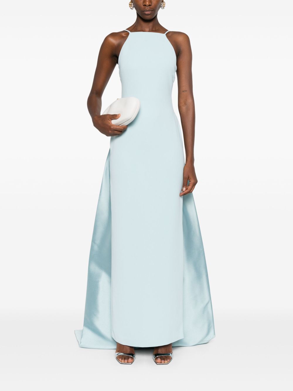 Solace London Dresses Clear Blue Polyester