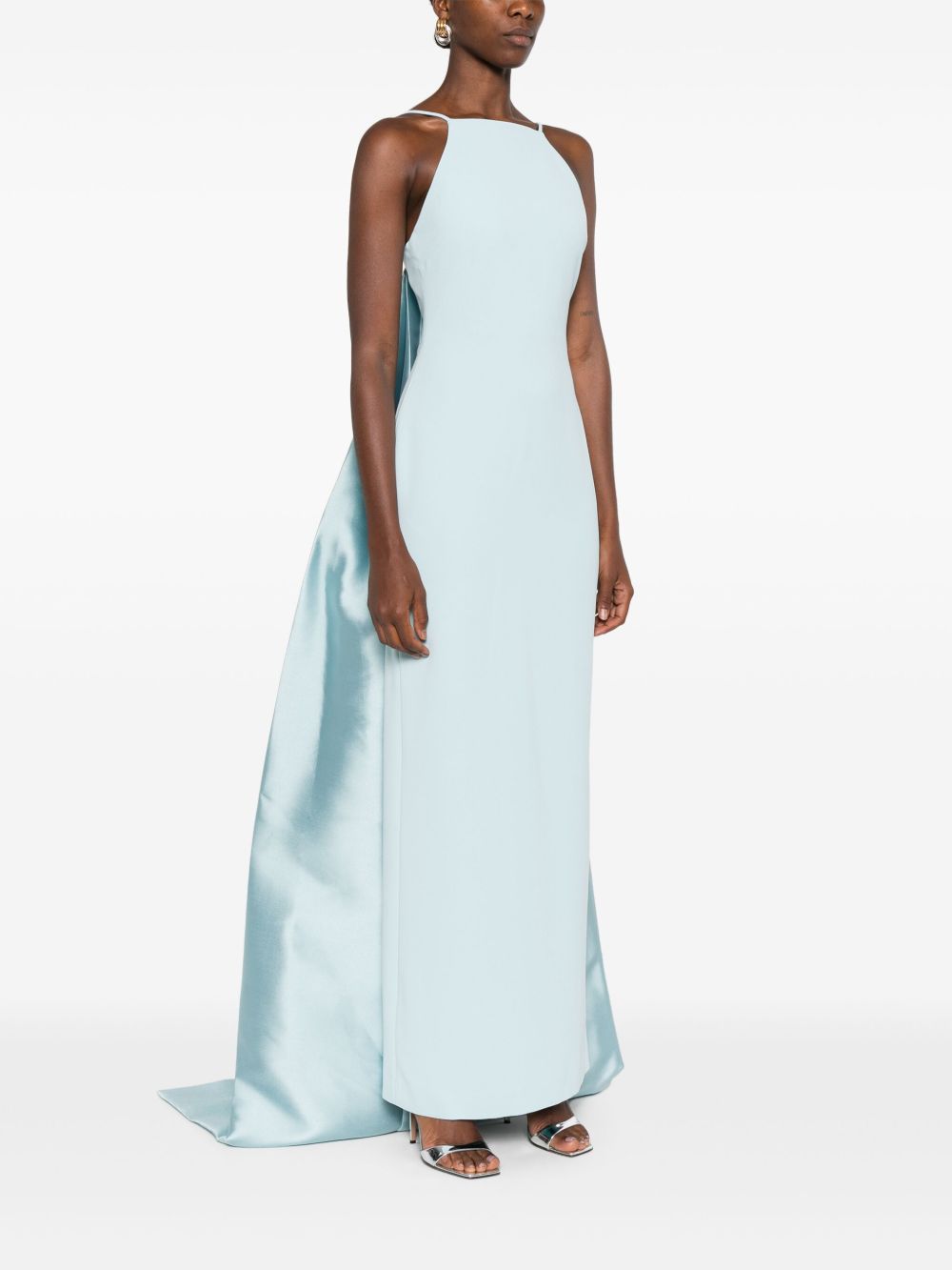 Solace London Dresses Clear Blue Polyester