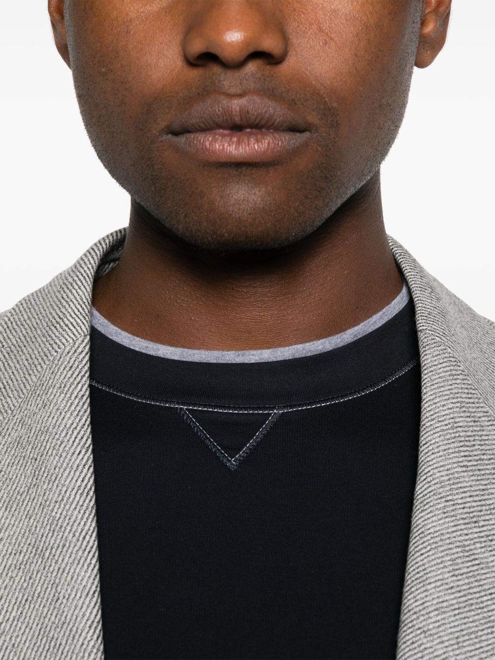 Brunello Cucinelli T-Shirts And Polos Blue Cotton