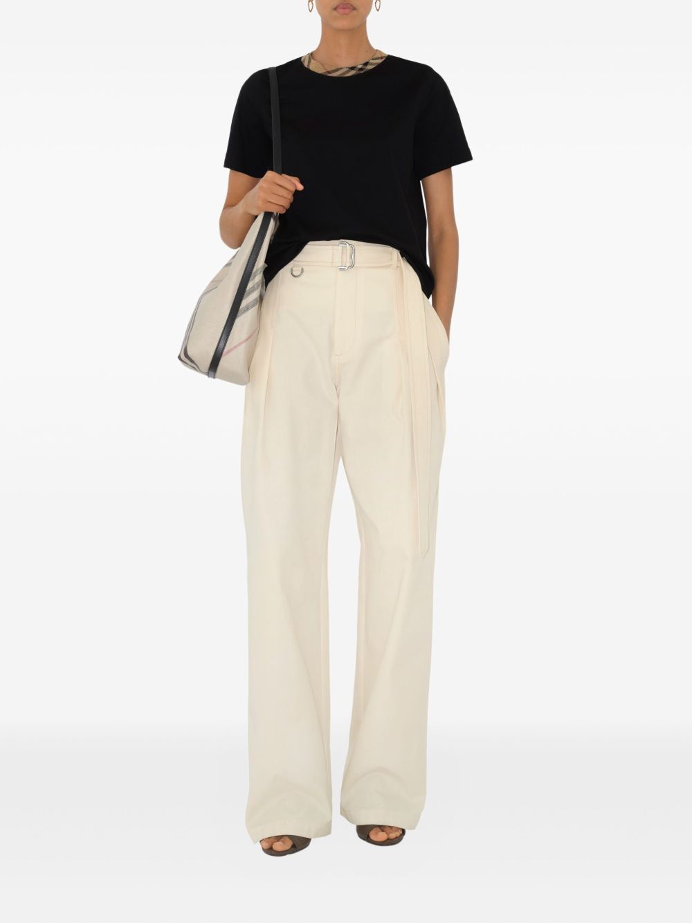 Burberry T-Shirts And Polos Black Cotton