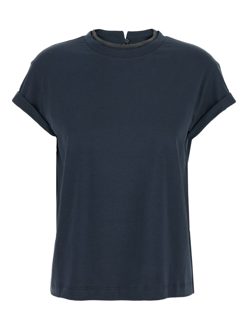 Brunello Cucinelli T-Shirts And Polos Blu Cotton