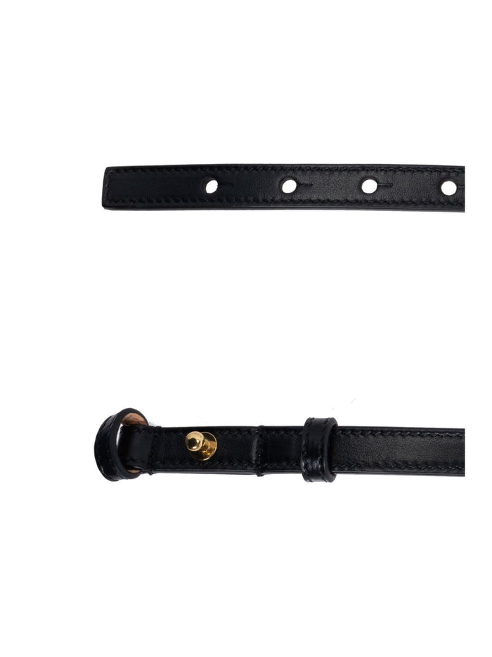 Chloè Belts Black Calf Leather