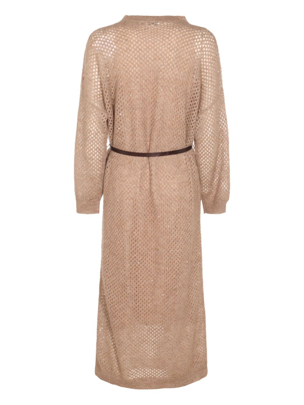 Brunello Cucinelli Dresses Marrone Mohair
