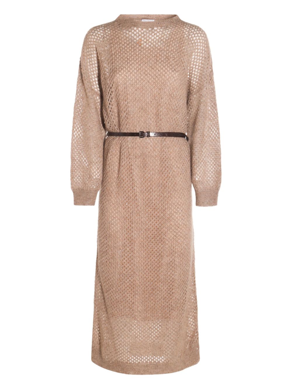 Brunello Cucinelli Dresses Marrone Mohair