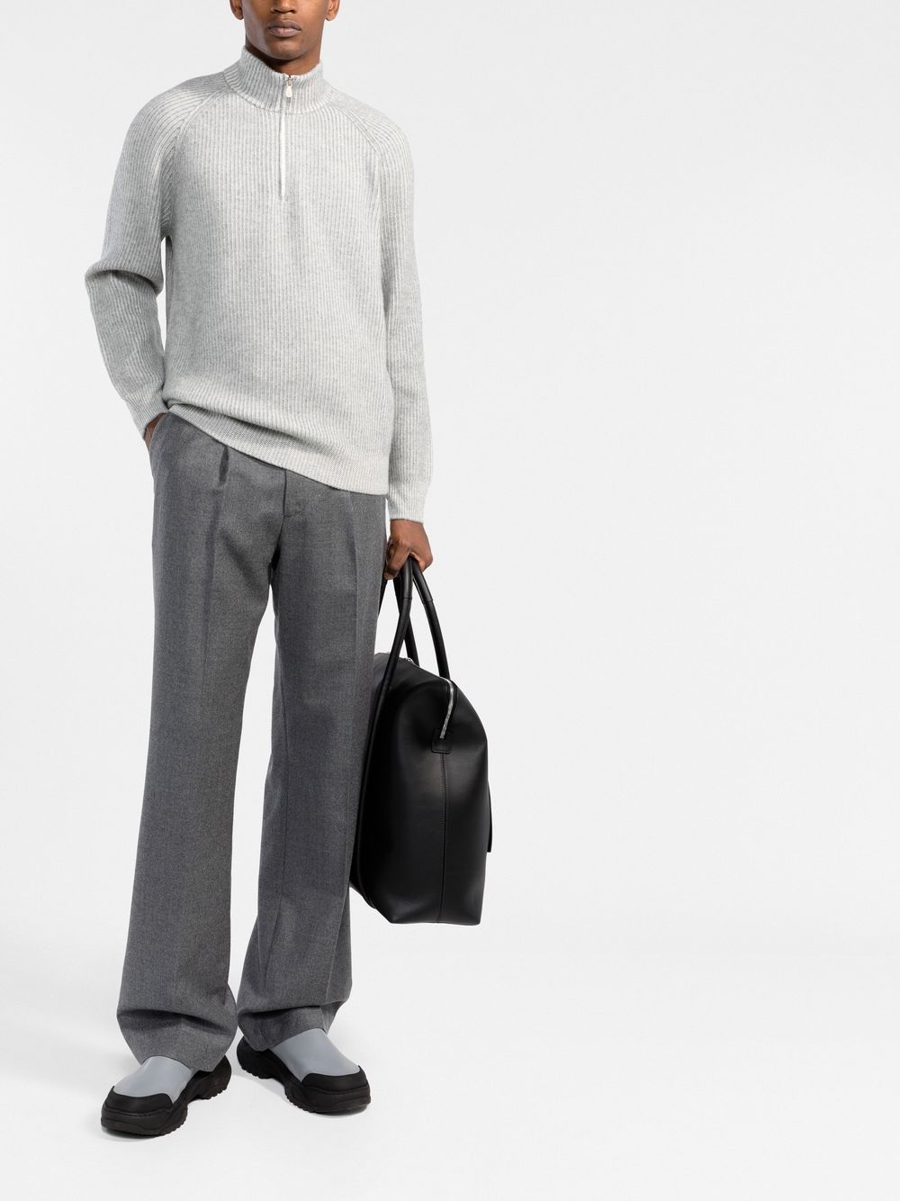 Brunello Cucinelli Sweaters Grigio Chiaro Cashmere