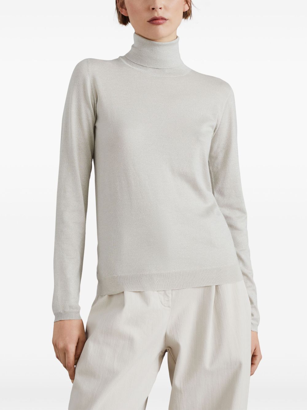 Brunello Cucinelli Sweaters Avorio Cashmere