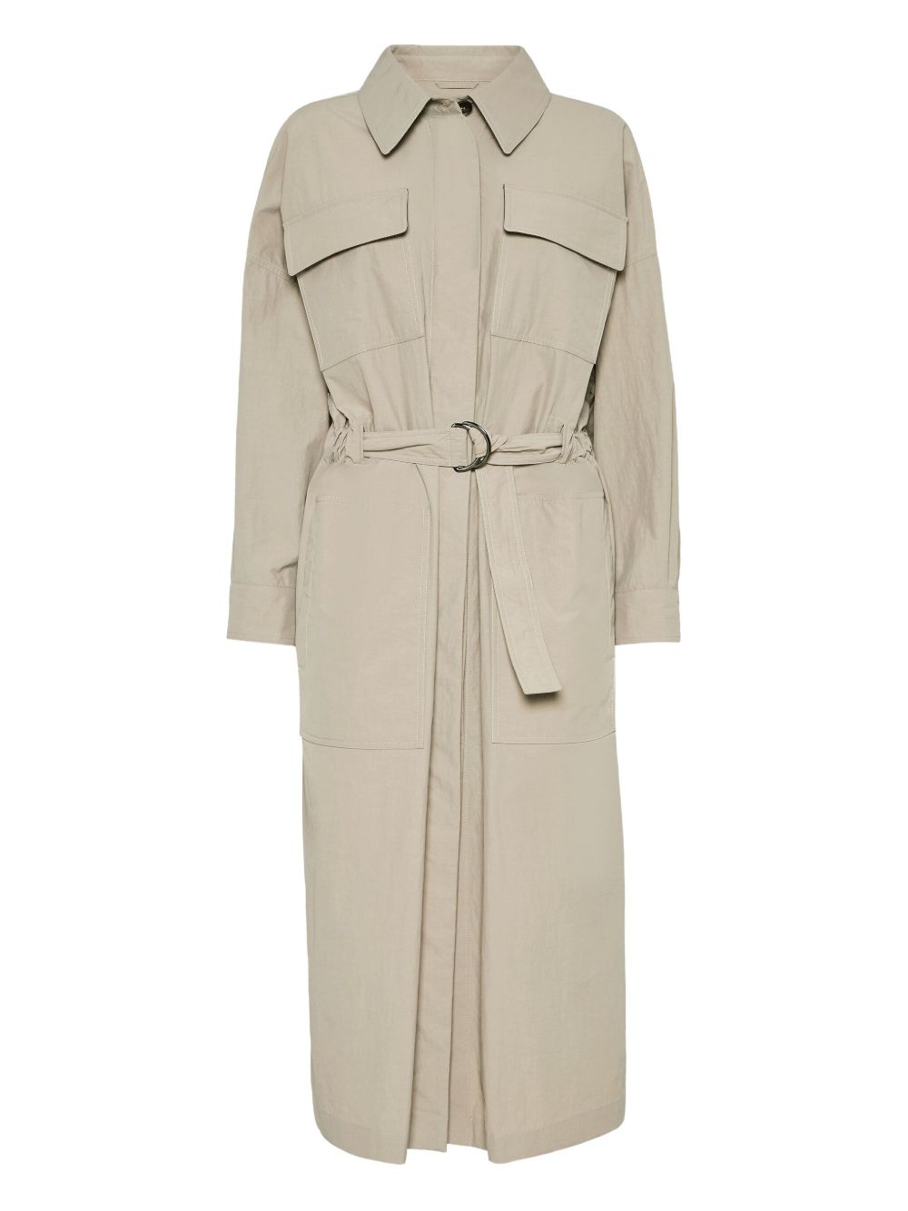 Brunello Cucinelli Coats Beige Nylon