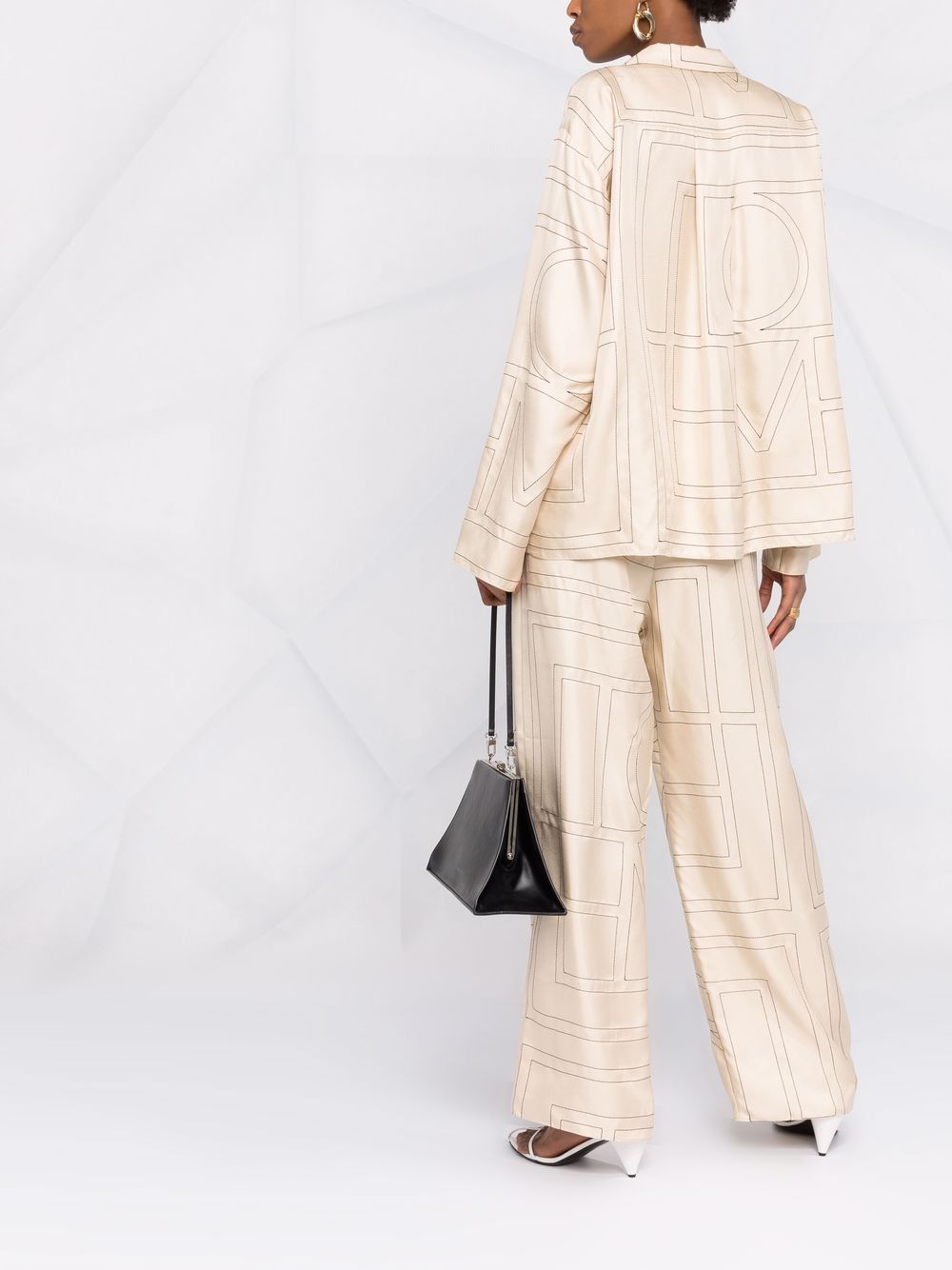Toteme Pre Shirts Ivory Silk