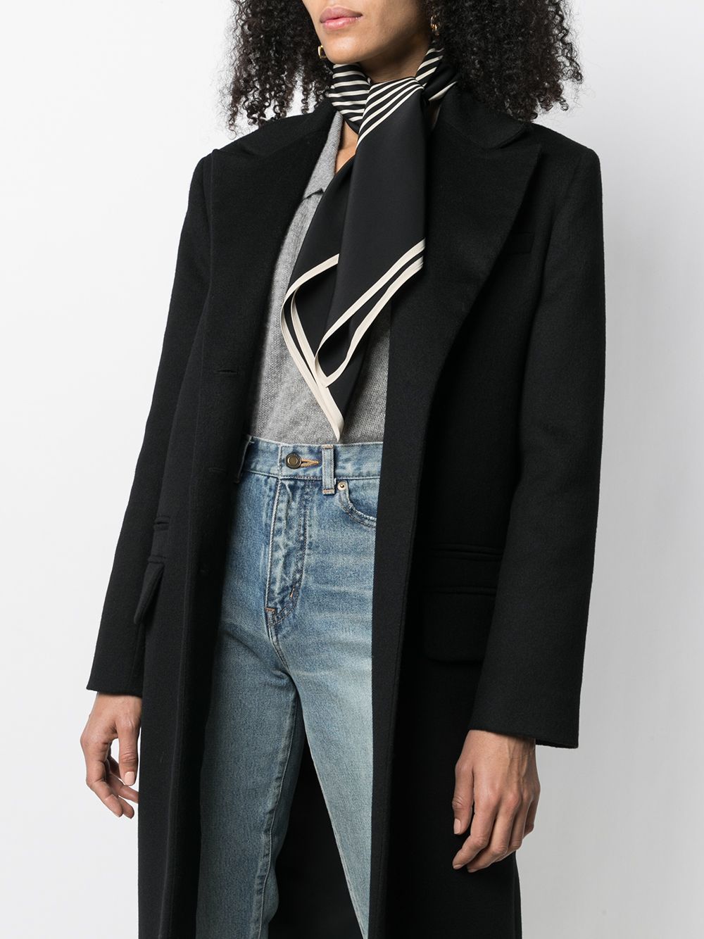 Toteme Pre Scarfs Black Silk
