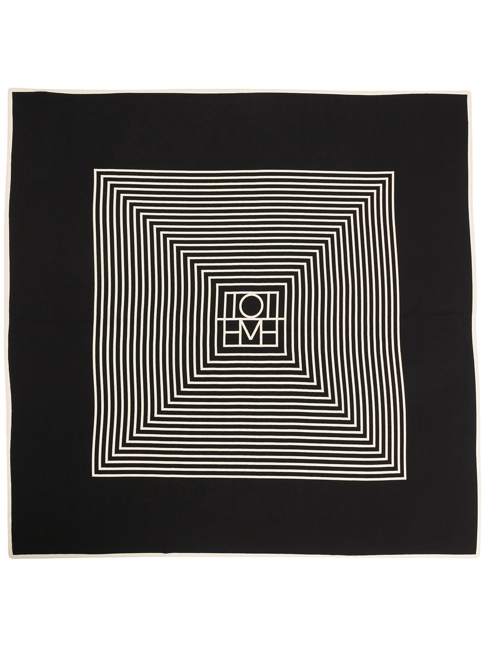 Toteme Pre Scarfs Black Silk