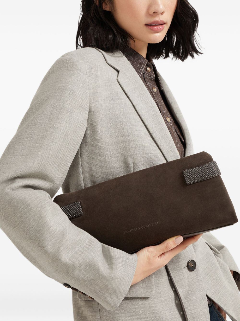 Brunello Cucinelli Bags Nero Suede