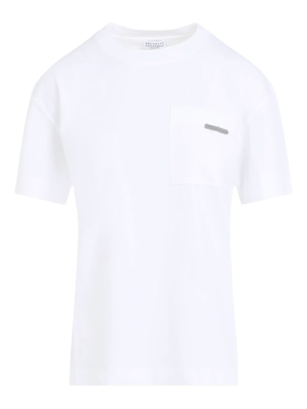 Brunello Cucinelli T-Shirts And Polos Bianco Cotton