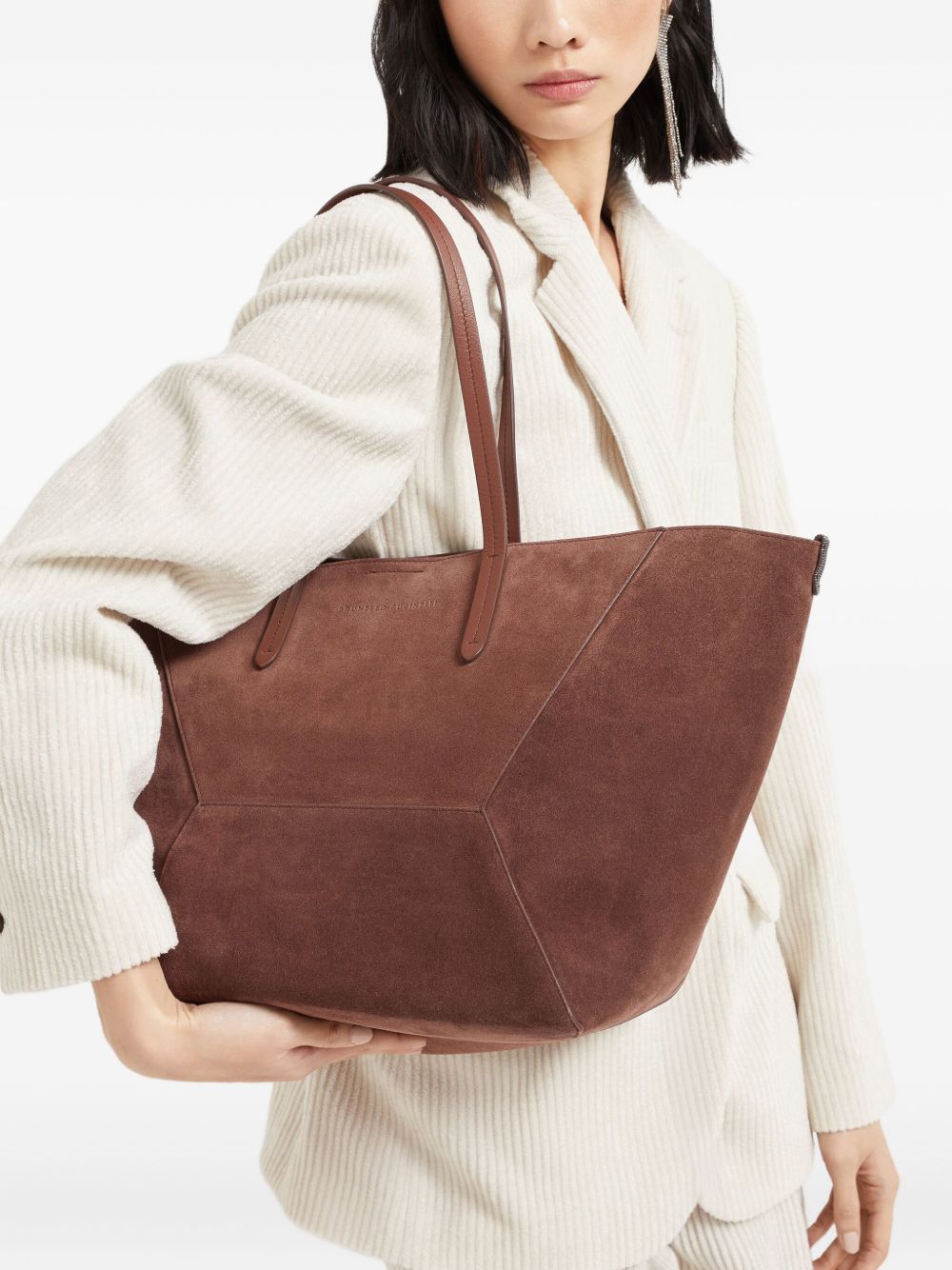 Brunello Cucinelli Bags Bordeaux Suede