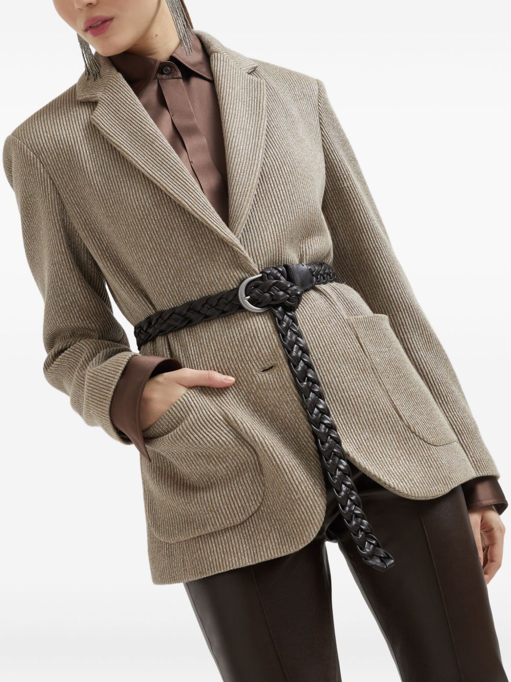 Brunello Cucinelli Jackets Beige Cotton