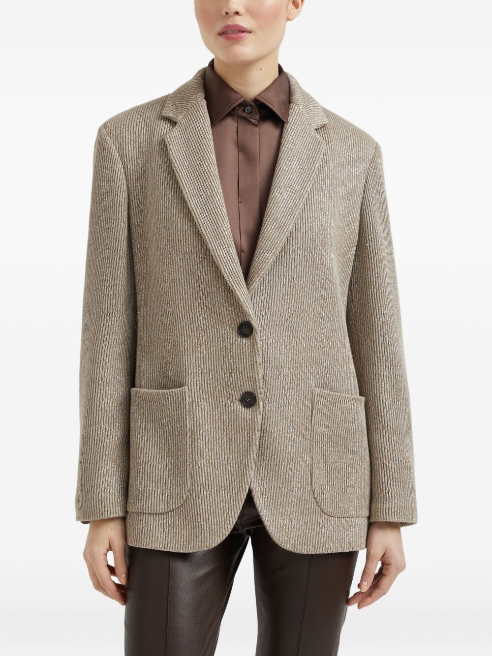 Brunello Cucinelli Jackets Beige Cotton