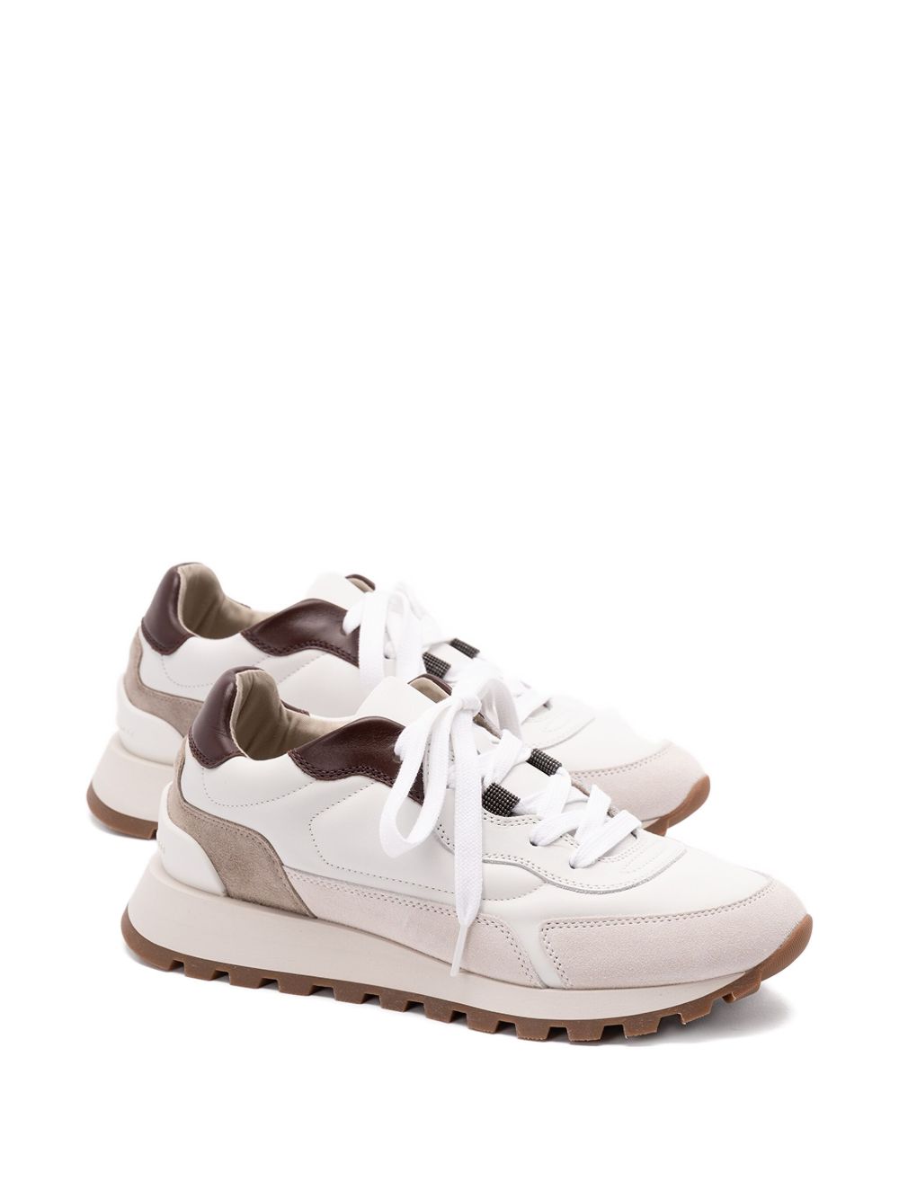 Brunello Cucinelli Sneakers Bianco Suede
