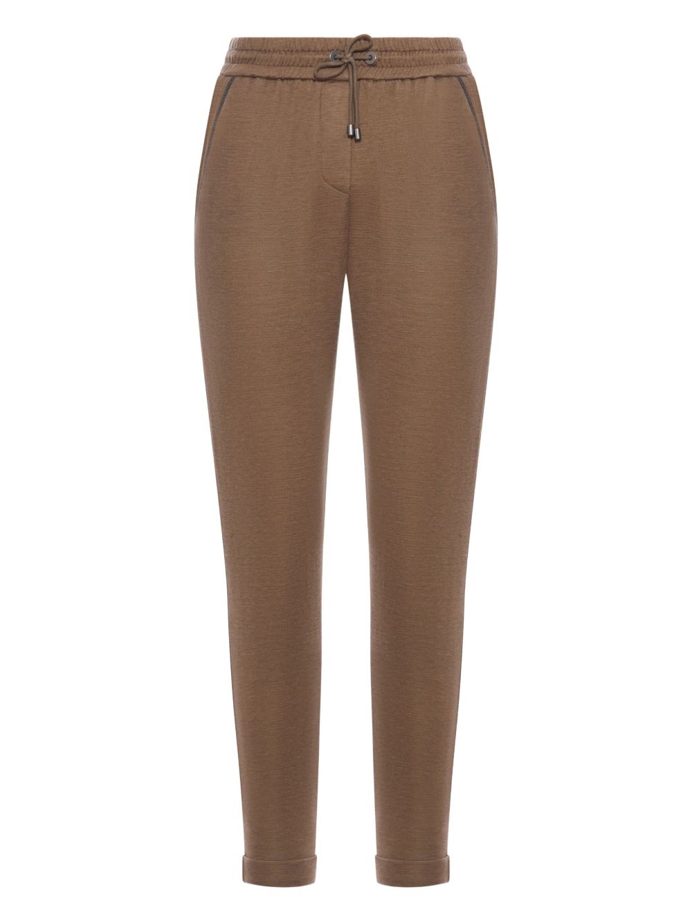 Brunello Cucinelli Trousers Marrone Cotton