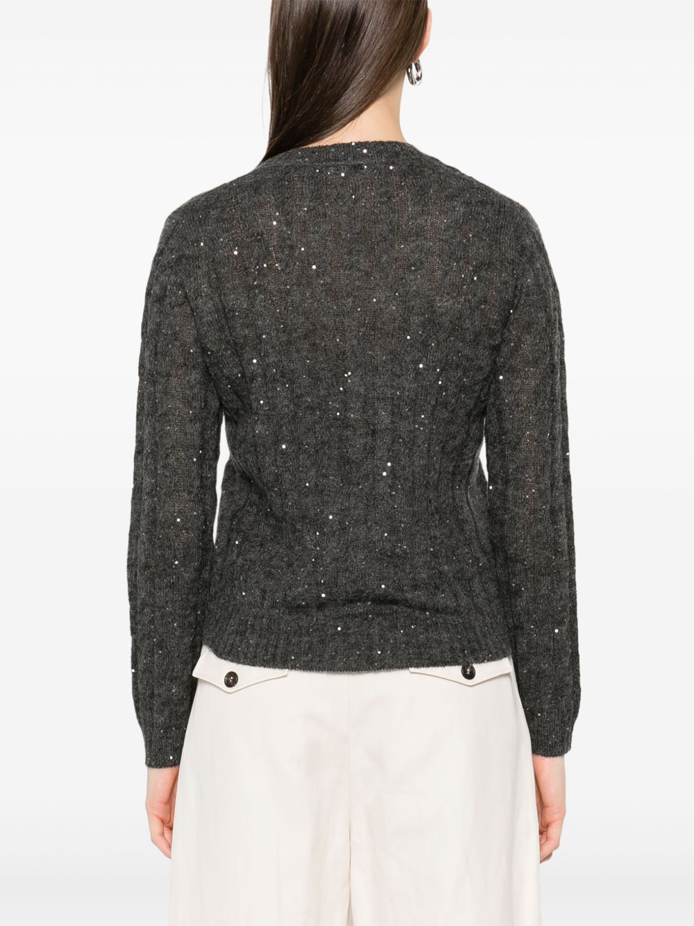 Brunello Cucinelli Sweaters Grigio Mohair