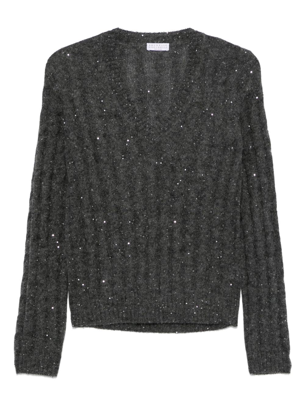 Brunello Cucinelli Sweaters Grigio Mohair