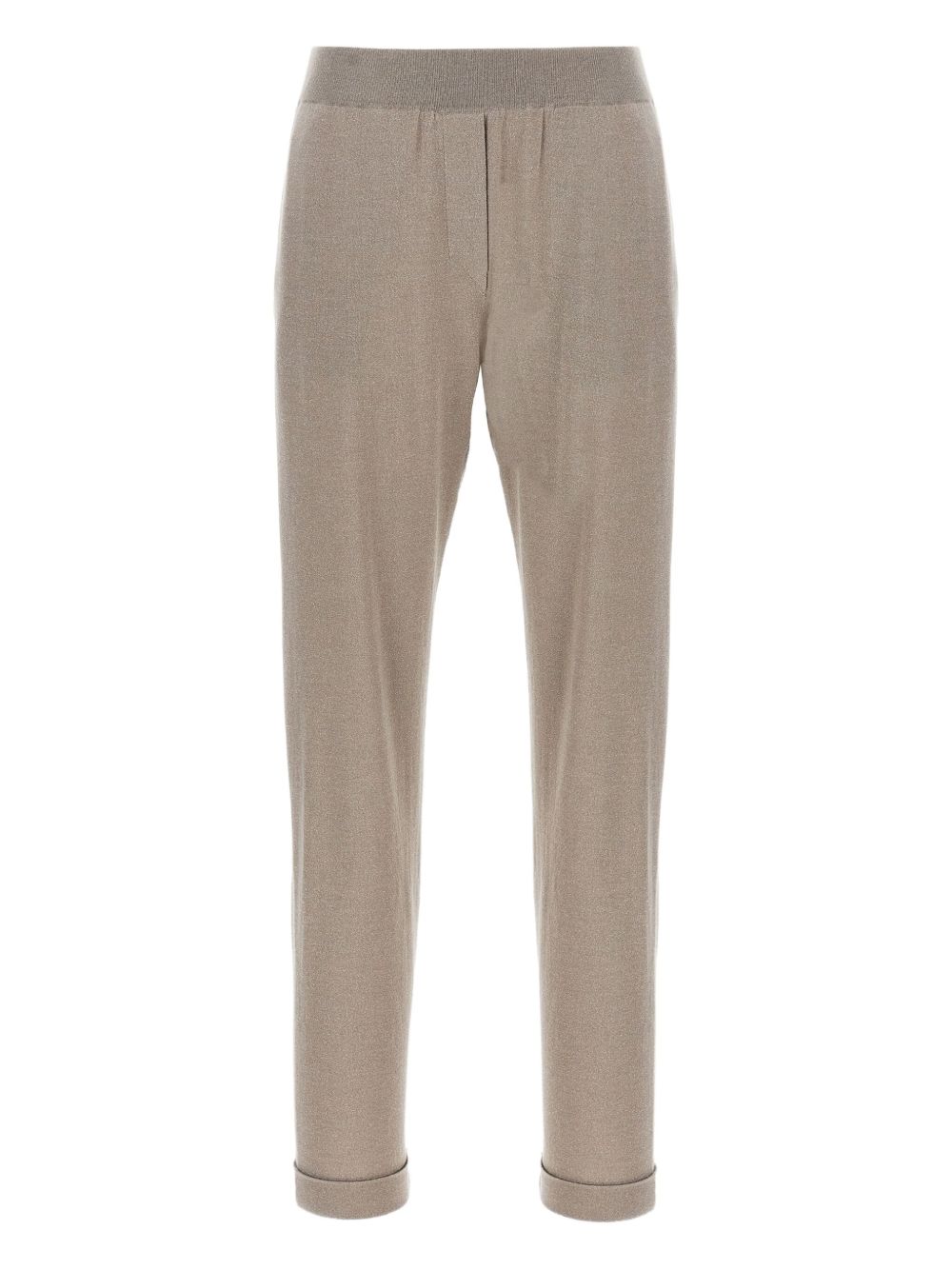 Brunello Cucinelli Trousers Tortora Cashmere